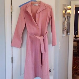 Pink leather vintage jacket